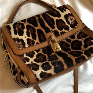 Dolce & Gabbana pony-hair animal print handbag
